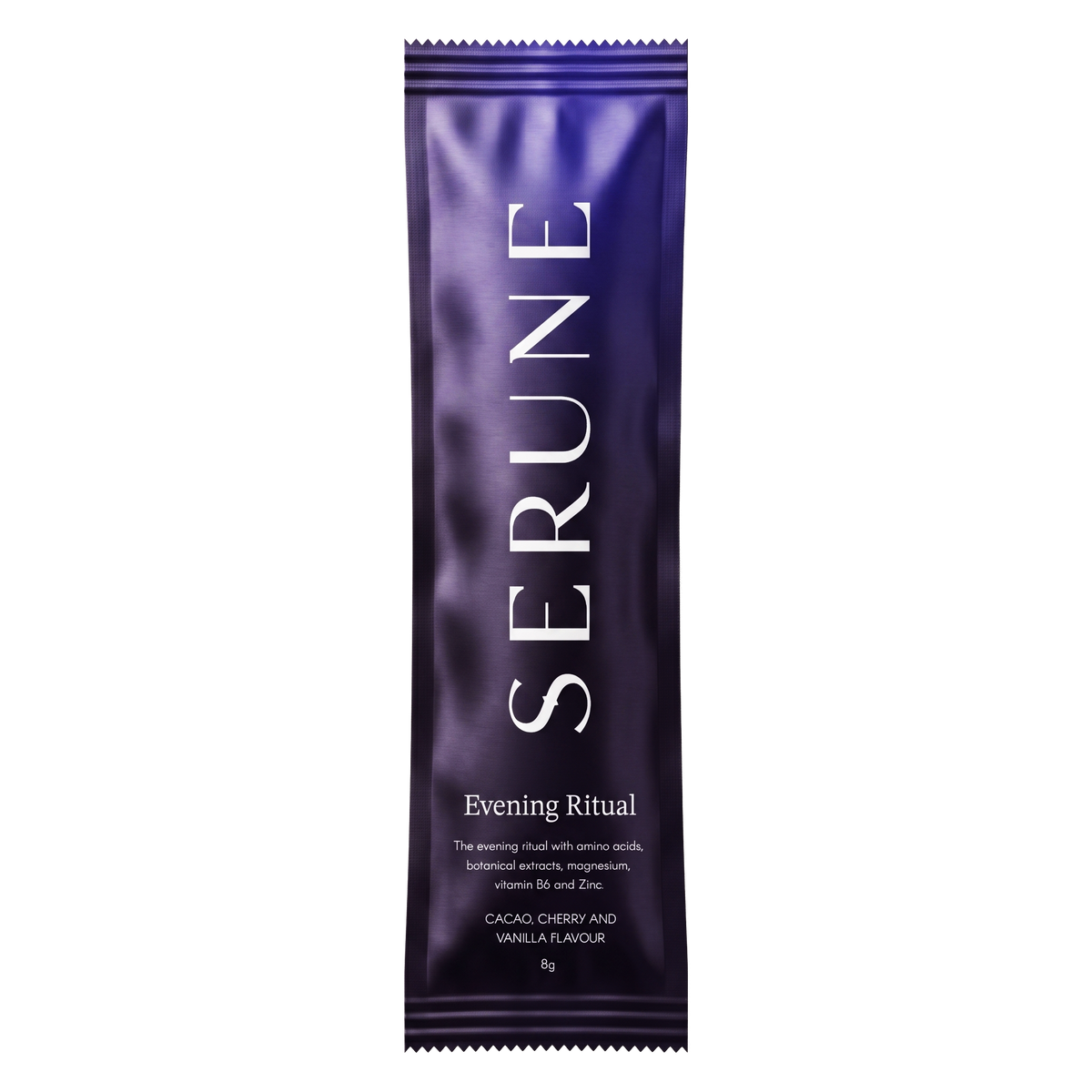 A single Serune Evening Ritual sachet