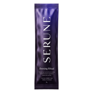 A single Serune Evening Ritual sachet