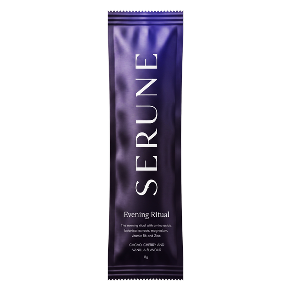 A single Serune Evening Ritual sachet